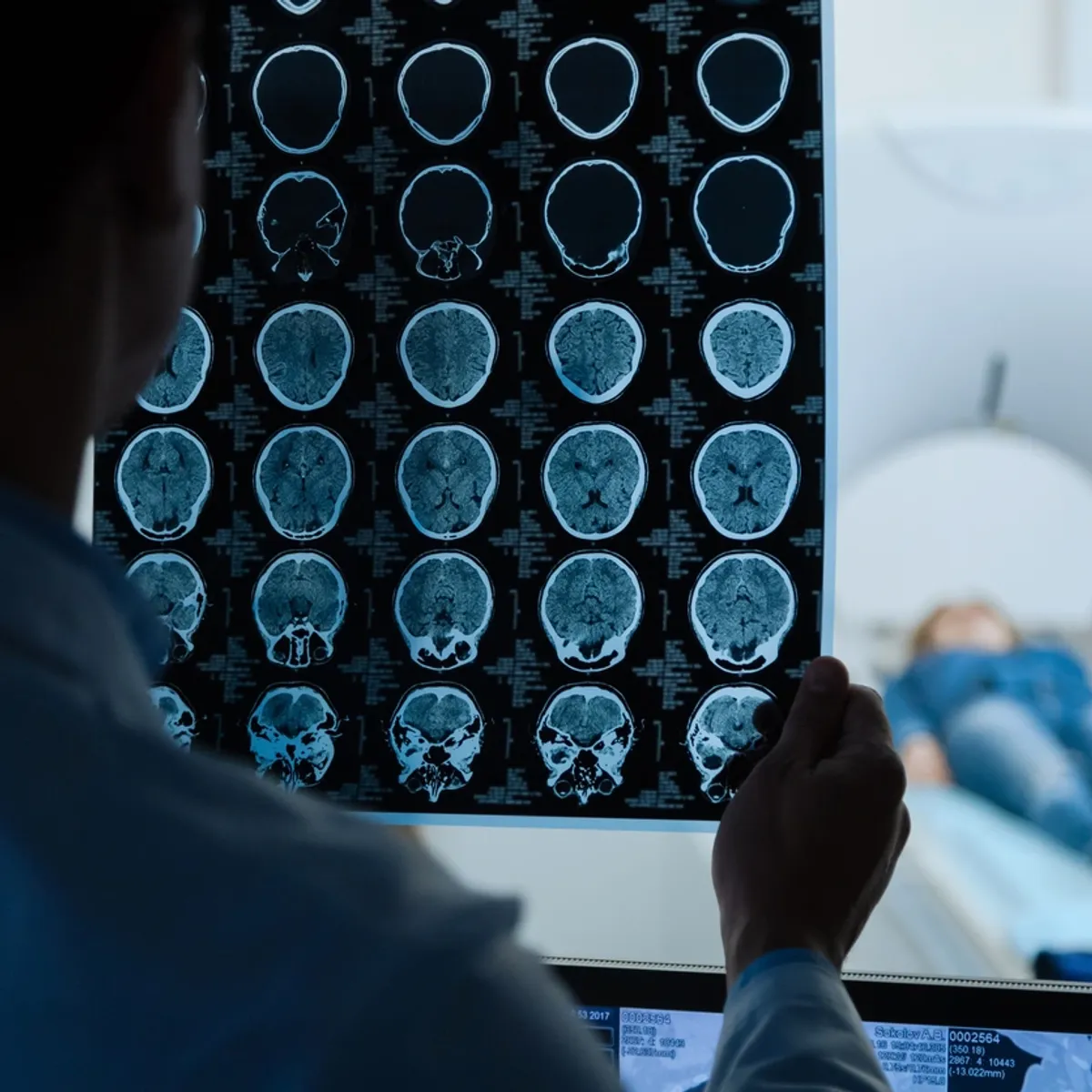 Brain scan neural concept